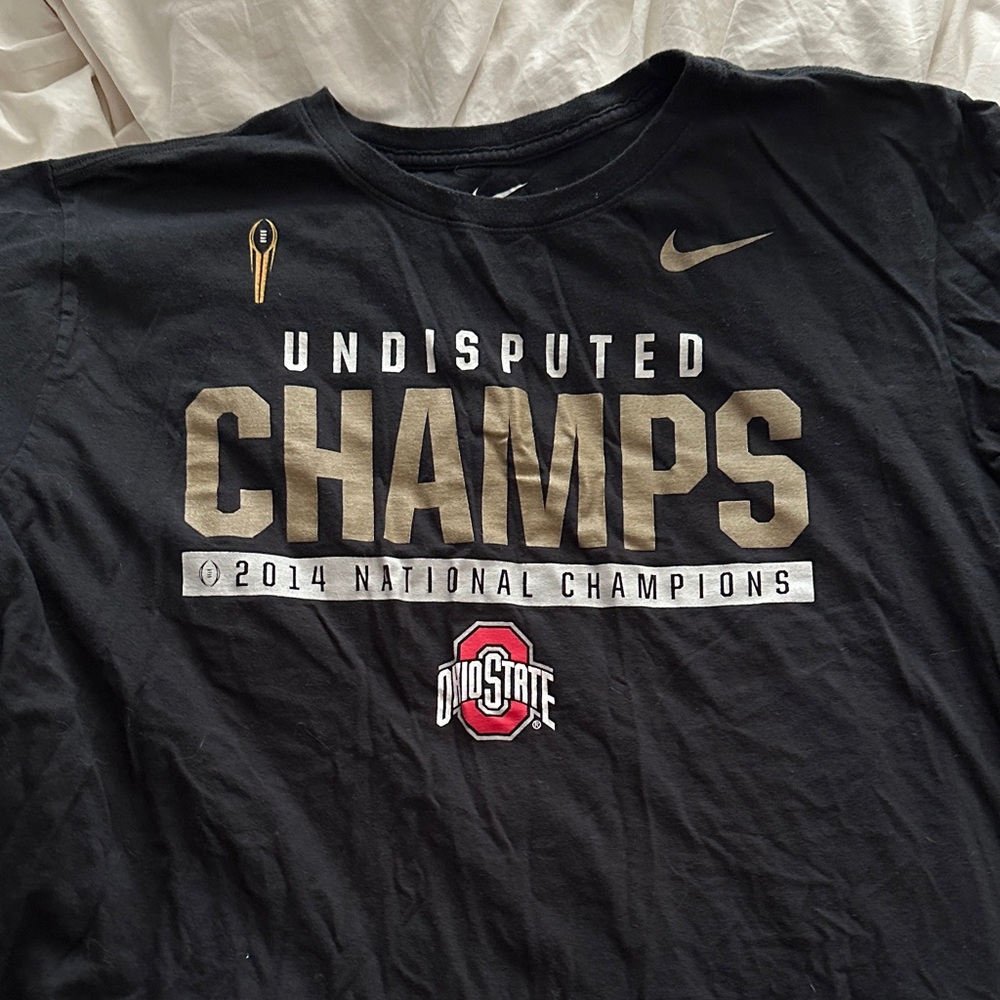 Nike Black and Gold Undisputed Champs Tee